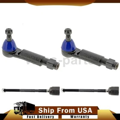 Extremos de barra de amarre exterior interior delantero Mevotech 4 piezas para Ford Granada 1982 Foto 1 de 4