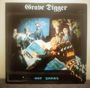 Grave Digger - War Games. FRENCH label - RARE. LP is Excellent+ to Near Mint- - Picture 1 of 5