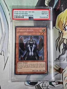 Fabled Raven DREV-EN091 Secret Rare 1st Edition PSA Grade 8 - Picture 1 of 10