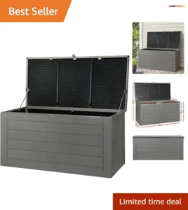 Weather-Resistant 680L Storage Box & Bench - Durable Outdoor Furniture Solution - Picture 1 of 9
