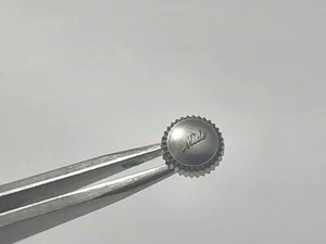 RARE 7.2MM STAINLESS STEEL MIDO CHRONO / MULTI-CENTERCHRONO CROWN - NOS *7550 - Picture 1 of 4