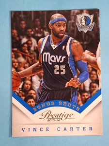 2013-14 Panini Prestige BONUS SHOTS Vince Carter Dallas Mavericks #139 - Bild 1 von 2