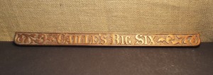 Antique Caille Brothers Co. Game Gaming Machine Big Six Special Floor Wheel Part
