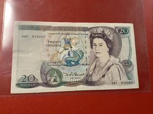 Großbritannien 20 Pfund Banknote - Bild 1 von 2