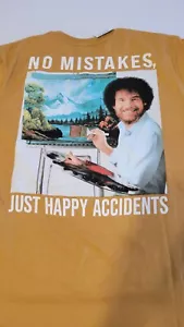 T-shirt grafica Bob Ross La gioia di dipingere taglia M - artista - motivazionale - Foto 1 di 7