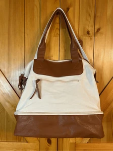 Graf Lantz Women Brown Cream Shoulder Bag One Size - Picture 1 of 10