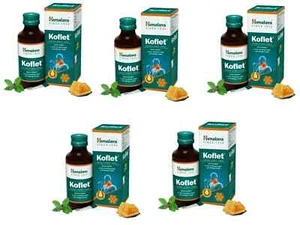 🌿 Himalaya Koflet Syrup 100ml – Pack of 5 | Natural Cough & Throat Relief | - Picture 1 of 4