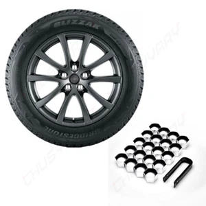 20Pcs 21mm Car Wheel Nut Cap Bolt Rim Hub Screw Covers Exterior Decoration - Picture 1 of 9