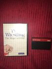 Sega Master System SMS Retro Gaming Game Pro Wrestling Pas de boîte manuelle Cib