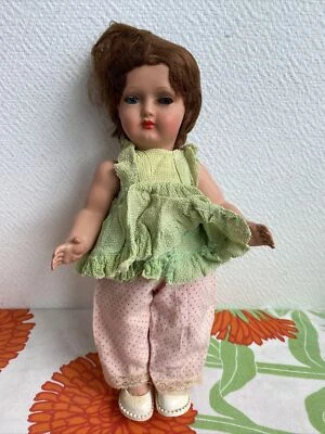 Ancienne poupée Bella yeux dormeurs breveté sgdg collection Rhodoïd ? Vintage  - Photo 1/4