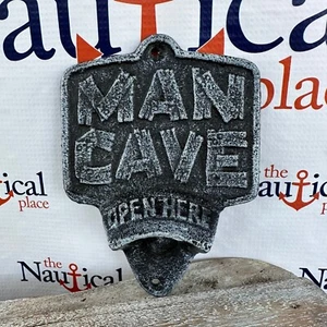 Abridor de botellas de cueva Iron Man fundido de 6" - montado en pared, resistente - quitar cerveza - Imagen 1 de 5