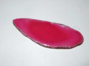 - Minerali Grezzi Cristalloterapia - FETTA AGATA FUCSIA (83) brasile - Picture 1 of 1