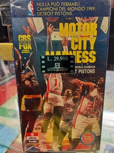 VHS - MOTOR CITY MADNESS - DETROIT PISTONS NBA - Imagen 1 de 1