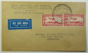 1937 New Zealand First Air Service Palmerston North to Auckland SG #570 SC #C6 - Picture 1 of 2