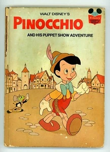 And Show Puppet Pinocchio His Adventure Walt Disney's 1973 Book Hardcover - Picture 1 of 7