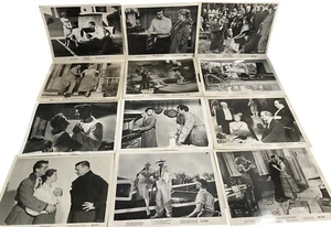 Vtg Black White Picture Studio Photo Press Card Movie Still Romance Couples 50s - Picture 1 of 7