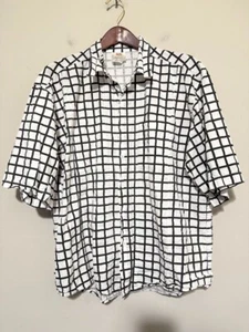 Universal Studios Zurück in die Zukunft Marty McFly kariertes Button-Down-Hemd Large - Bild 1 von 6