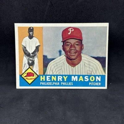 1960 Topps #331 Henry Mason RC EX/EX+ - Image 1 of 2
