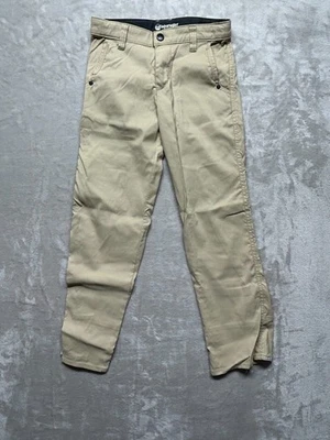 Pantalones rectos Wrangler Kingman para niño talla 10R beige tiro medio bolsillos de corte Foto 1 de 4