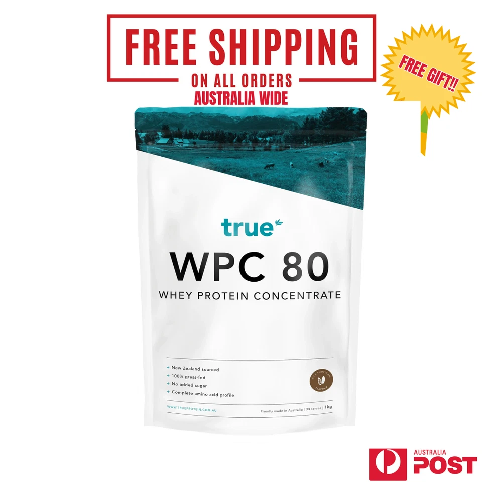 TRUE PROTEIN | WPC80 | FREE POSTAGE | COOKIES AND  CREAM | 1KG - image 1 of 1