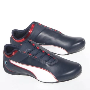 Deadstock Puma Bmw Future Cat M1 Azul Marino Blanco Rojo Zapatos de Conducción 305784-02 Hombres Us9 - Imagen 1 de 9