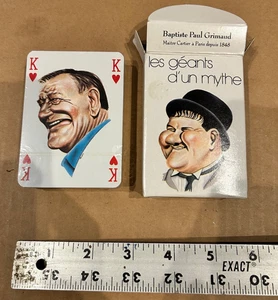 Vintage 1983 Les Geants D'un Mythe Baptiste Paul Grimaud Playing Cards Sealed - Picture 1 of 3