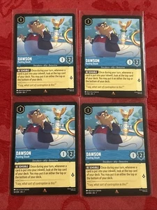 4x Lorcana Archazia's Island - Dawson - Puzzling Sleuth - 161/204 - Rare M/NM x4 - Picture 1 of 7