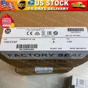 New Sealed AB 1783-ETAP Embedded Switch 3 Port Ethernet/IP Module US Free Tax - Picture 1 of 1