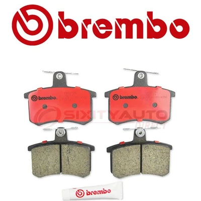 Brembo Rear Disc Brake Pad Set for 1987 Audi Coupe  - Braking Stopping Wheel fn Foto 1 de 4