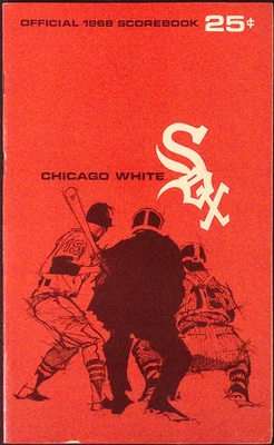 1968 Baltimore Orioles vs Chicago White Sox Official Scorebook Unscored - Image 1 of 3