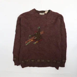 Suéter Vintage Acrobático Ski Portage Cuello Redondo Talla Grande - Imagen 1 de 4