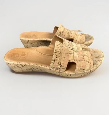 Sandalias con plataforma de corcho L'Amour Des Pieds Catiana talla 9M Foto 1 de 4