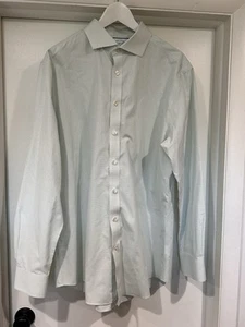 Charles Tyrwhitt Herren Hemd SLIM FIT Bügelfrei Baumwolle grün kariert kariert 17/36 - Bild 1 von 7