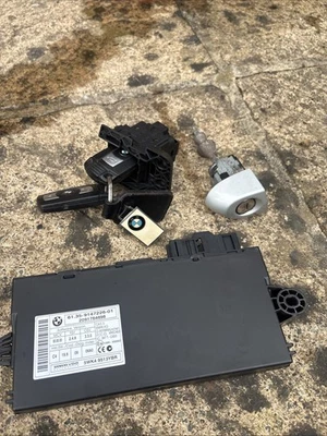 BMW 3 & 5 Series Key Ignition Set With Start Button, 2 Keys, Door Lock, CU+SB - Image 1 of 4