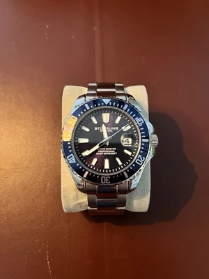 Reloj de buceo profesional Stuhrling para hombre 42 mm de cuarzo con estuche gratis Foto 1 de 4