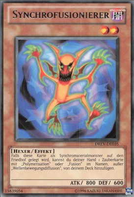 YuGiOh Synchrofusionierer DREV-DE035 Rare NM 1st - Bild 1 von 2