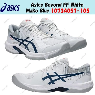 Asics Beyond FF Blanco Mako Azul 1073A057-105 Hombres Talla - Imagen 1 de 4