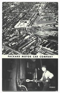 Foto real Packard Motor Car Company Detroit, MI - RPPC Michigan postal - Imagen 1 de 1