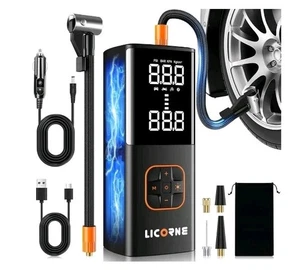 lICORNE Tire Inflator Portable Air Compressor, 5X Faster Portable Air Pump...30 - Picture 1 of 9