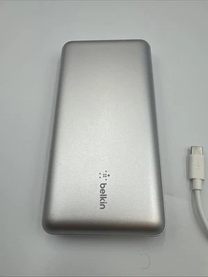 Belkin BoostCharge Pro Power Bank 20K Portable Battery Charger 15W - Silver - Image 1 of 4