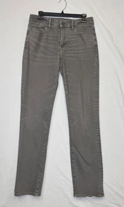 American Eagle Mens Airflex Slim Straight 31x34 Gray Jeans - Picture 1 of 9