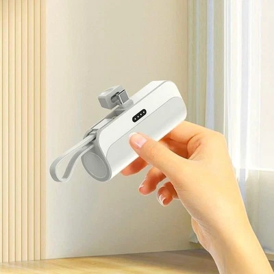 Compact Mini USB Power Bank Fast Charge Type C Portable Charger Lightweight - Image 1 of 4
