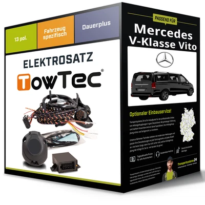 Elektrosatz 13-pol spezifisch für MERCEDES V-Klasse Vito 06.2014-jetzt inkl. EBA - Bild 1 von 4