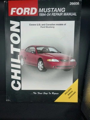 Ford Mustang 1994-2004 Chilton Shop Service Repair Manual book Foto 1 de 2