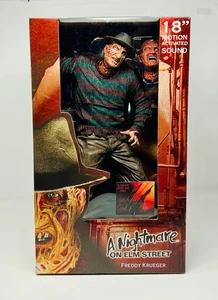 2004 NECA REEL TOYS FREDDY KRUEGER NIGHTMARE ELM ST 18" MOTION ACTVTED SOUND MIB - Picture 1 of 16