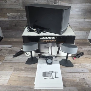 Bose Companion 5 Multimedia Speaker System Tested And Working - Bild 1 von 16