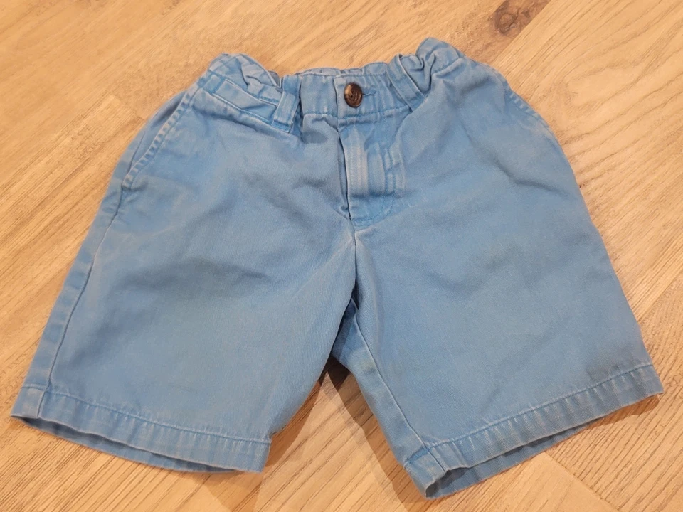 Ralph Lauren Shorts Boys Blue Casual Classic Polo Style Size 4/4T Fading - Image 1 of 4