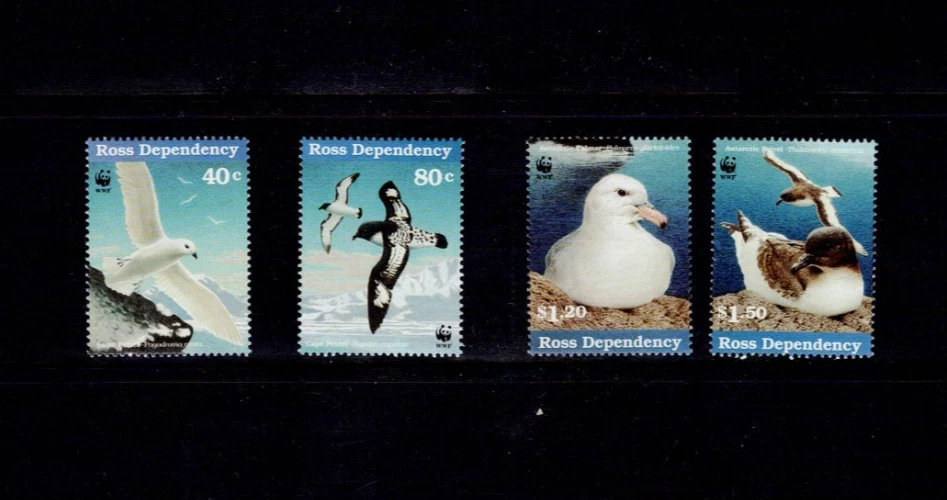Ross Dependency : 1992, Antarctic Sea Birds - set with WWF emblem - MNH - Image 1 of 1