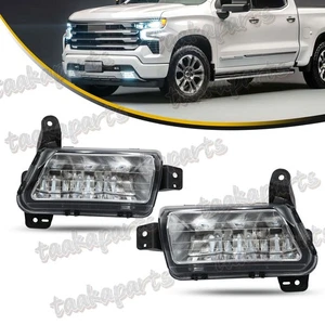 Par de luces antiniebla LED lado conductor pasajero Chevrolet Silverado 1500 2022-2024 - Imagen 1 de 10