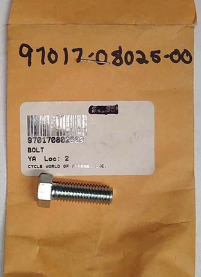 Nuevo de Lote Antiguo Original Yamaha Bolt 97017-08025-00 ENVÍO RÁPIDO NUEVO OEM Foto 1 de 3